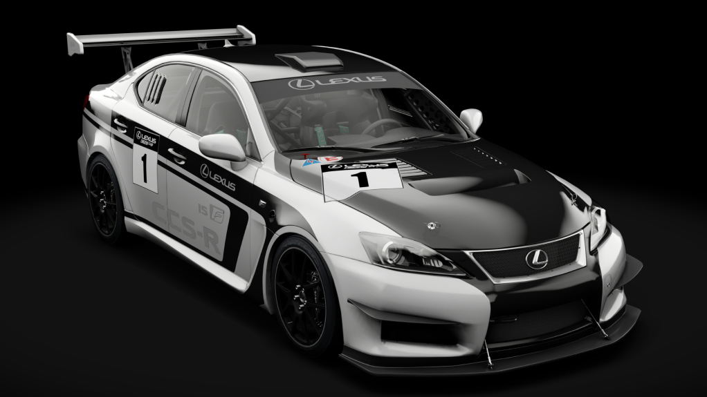 Lexus IS F CCS-R 2011, skin Black_Sapphire_metallic