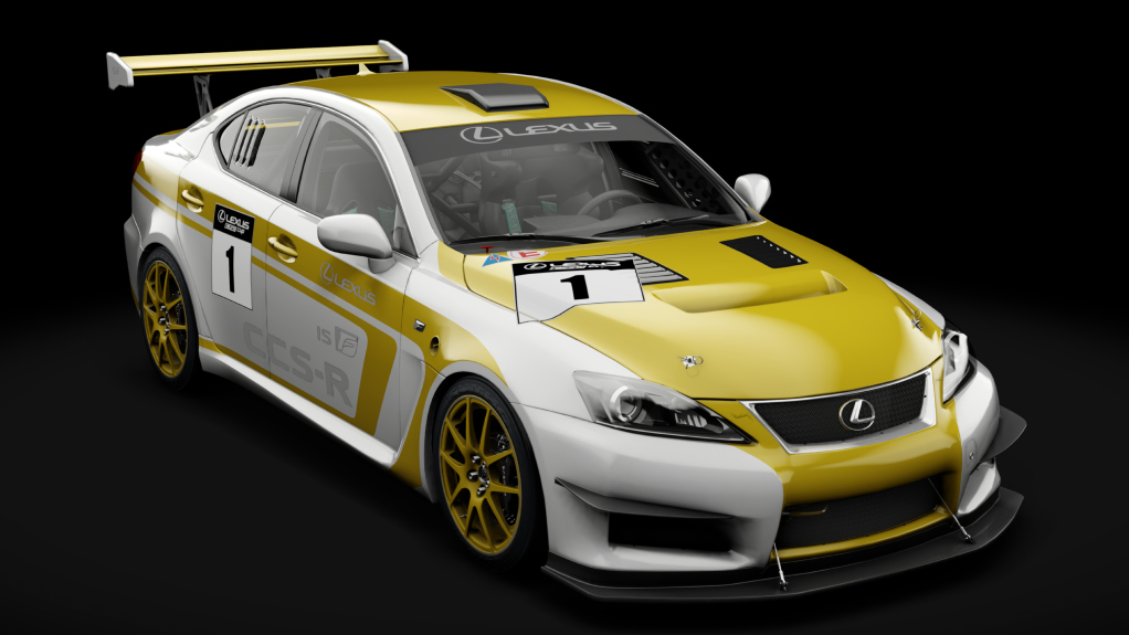 Lexus IS F CCS-R 2011, skin Phoenix_Yellow