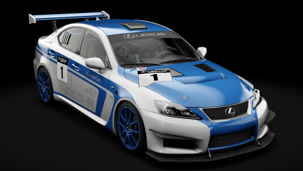 Lexus IS F CCS-R 2011, skin Santorini_Blue