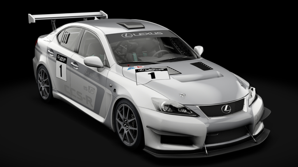 Lexus IS F CCS-R 2011, skin Titanium_Silver