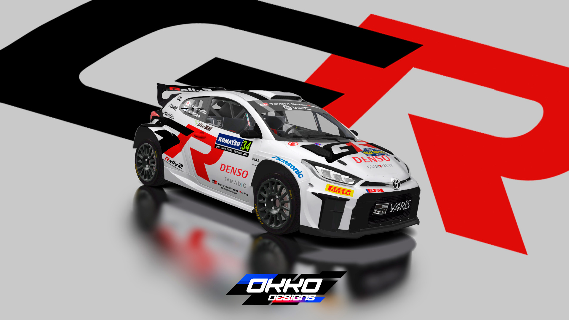 LF Rally2 Toyota GR Yaris Rally2, skin ! Y.Yamamoto 2024 by okko designs