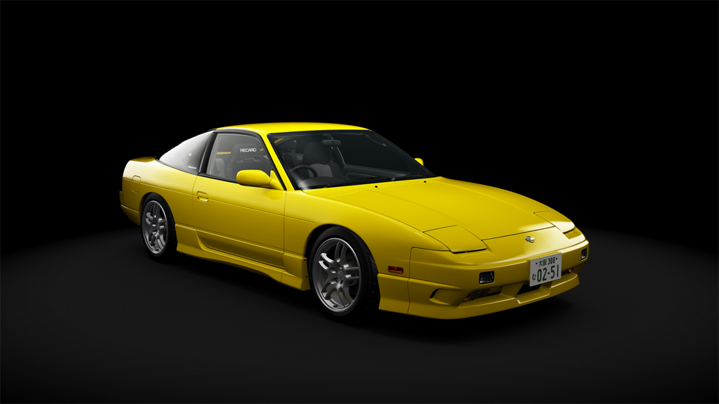 Nissan 180SX Drift, skin 99_indy_yellow_pearl