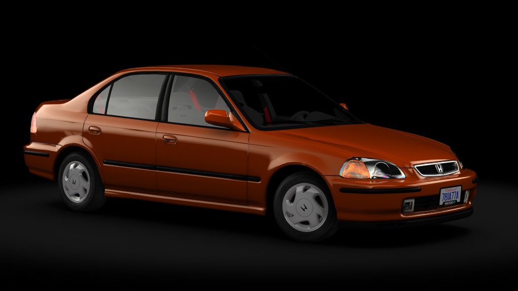 LM - Honda Civic 1.6 VTI 1998, skin Sunburst_Orange_Pearl
