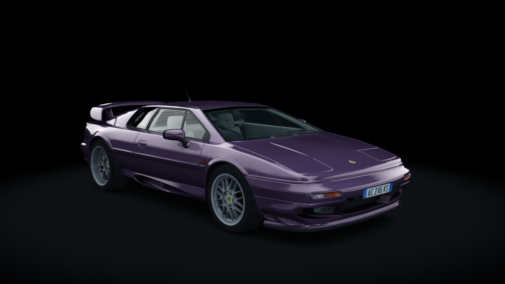 Lotus Esprit V8, skin aubergine_purple