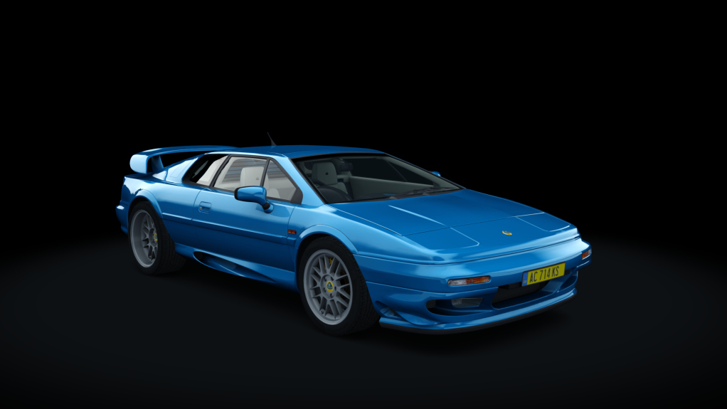 Lotus Esprit V8, skin laser_blue