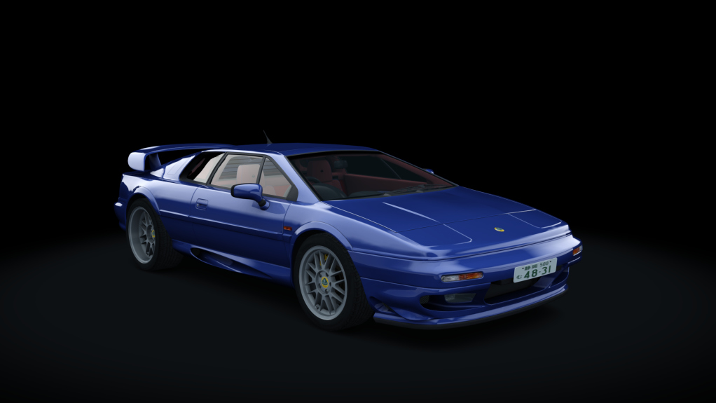Lotus Esprit V8 s1, skin magnetic_blue_2