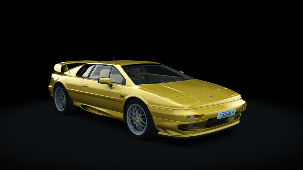 Lotus Esprit V8 s1, skin solar_yellow