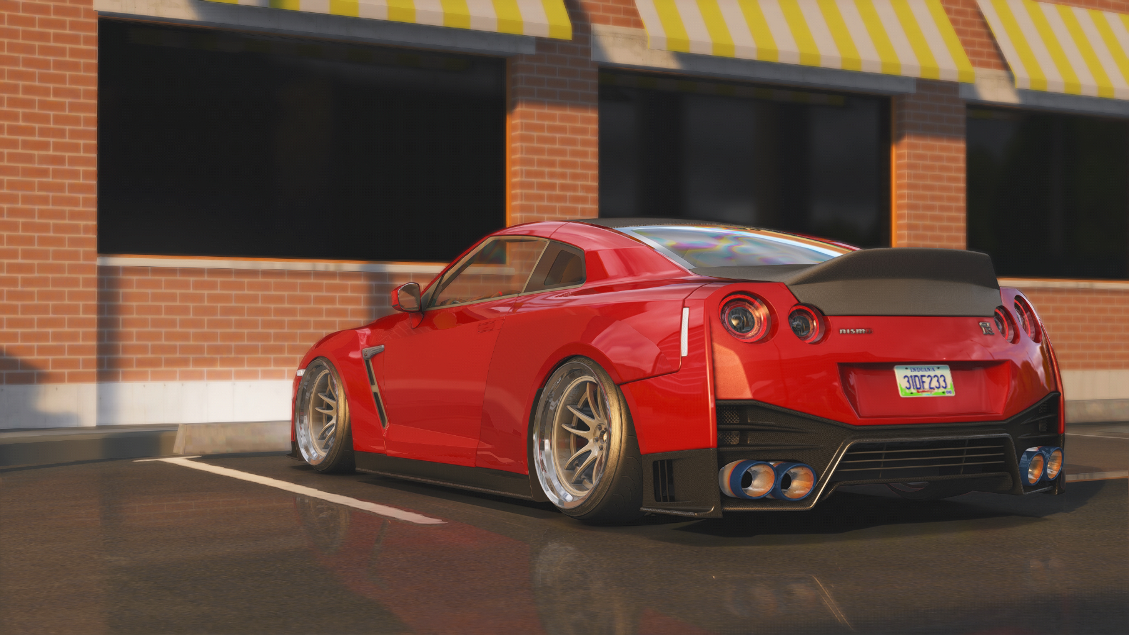 Nissan GTR LowBoost, skin 02_solid_red_solid