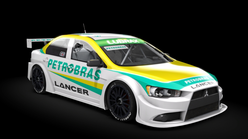 BR Marcas Lancer GT, skin Petrobras