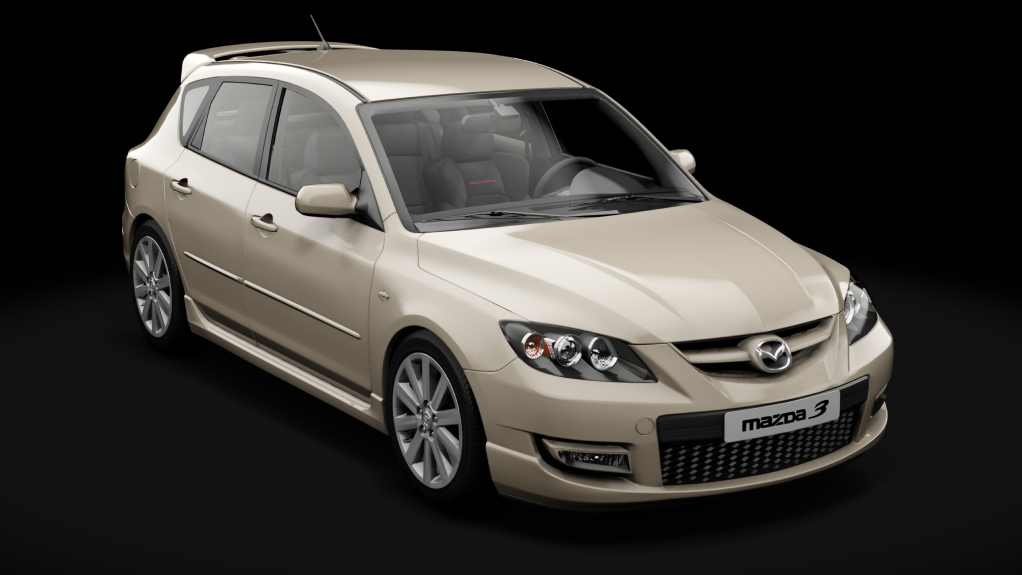 Mazda Mazdaspeed 3 2009, skin 06_crystal_white_pearlescent