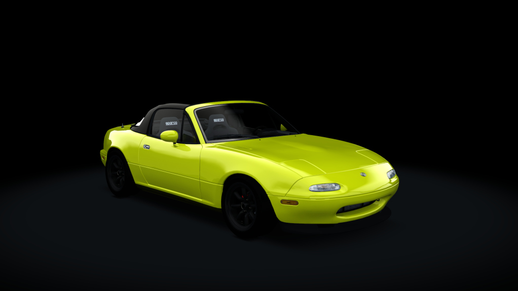 Spec Miata tweaked, skin Yellow