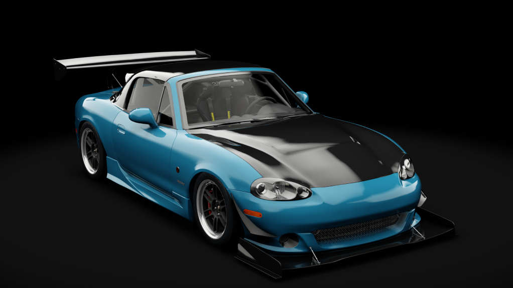 Mazda MX-5 2001 Track Turbo, skin Aquatic Blue Mica