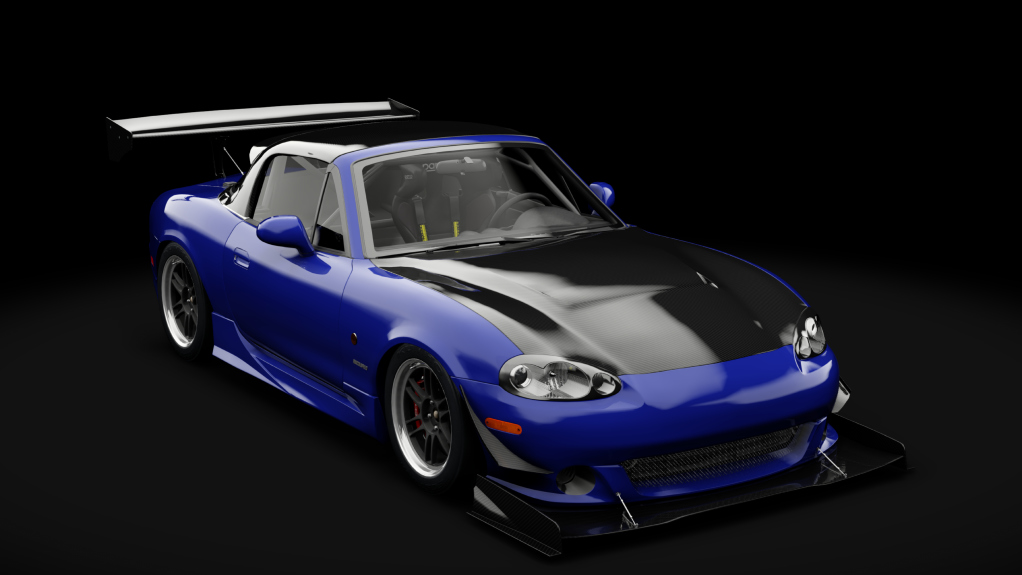 Mazda MX-5 2001 Track Turbo, skin Aurora Blue Mica