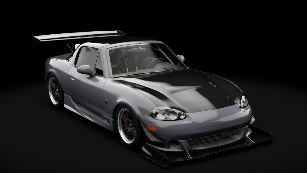 Mazda MX-5 2001 Track Turbo, skin Galaxy Gray Mica