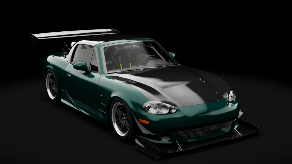 Mazda MX-5 2001 Track Turbo, skin Highland Green Mica