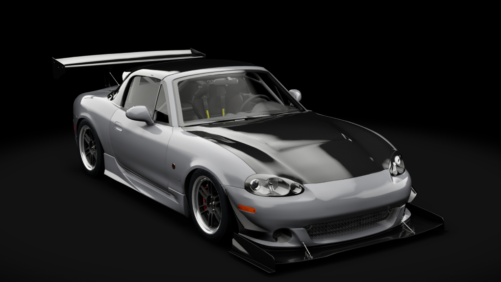 Mazda MX-5 2001 Track Turbo, skin Liquid Silver Metallic