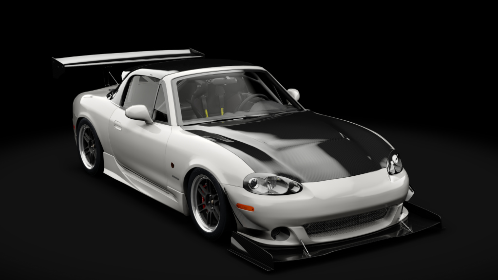 Mazda MX-5 2001 Track Turbo, skin Marble White