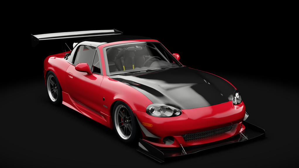 Mazda MX-5 2001 Track Turbo, skin True Red