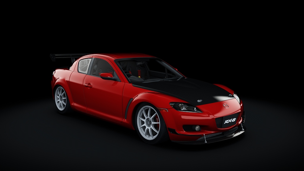 Mazda RX-8 2007 Track, skin 01_blaze_red_s1