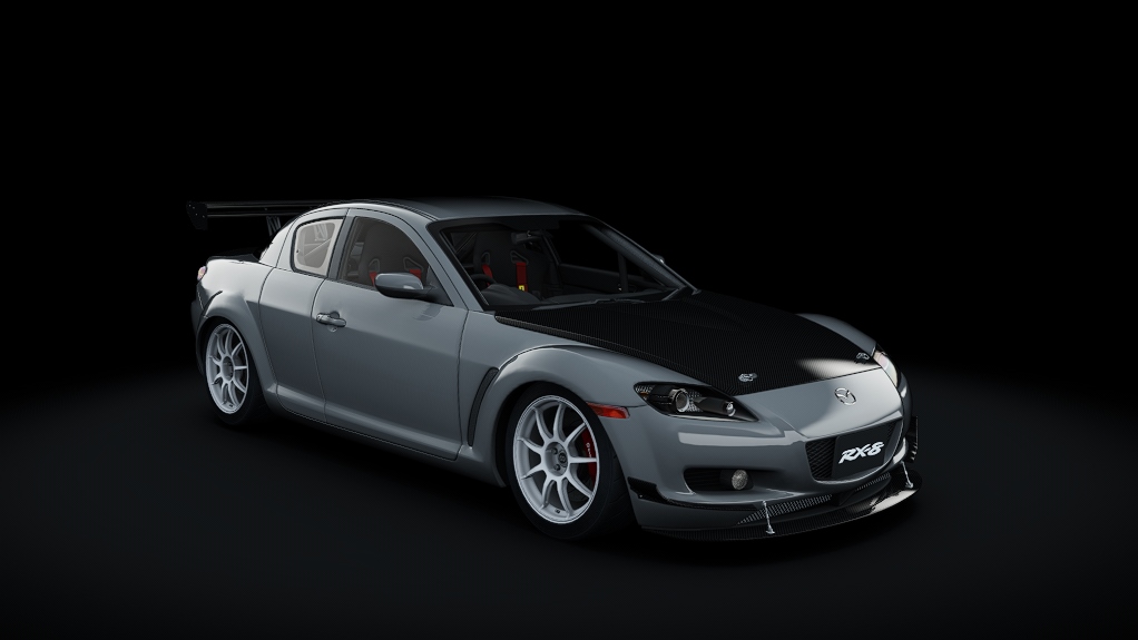 Mazda RX-8 2007 Track, skin 05_titanium_grey_s1