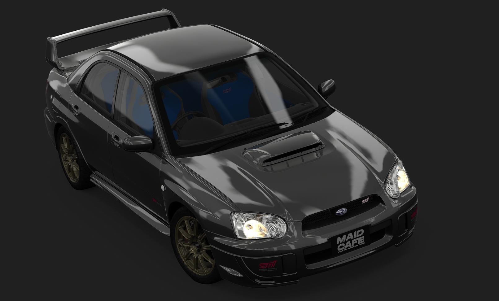 Subaru Impreza WRX STi [GDB] tweaked, skin 1_Obsidian_Black_Pearl