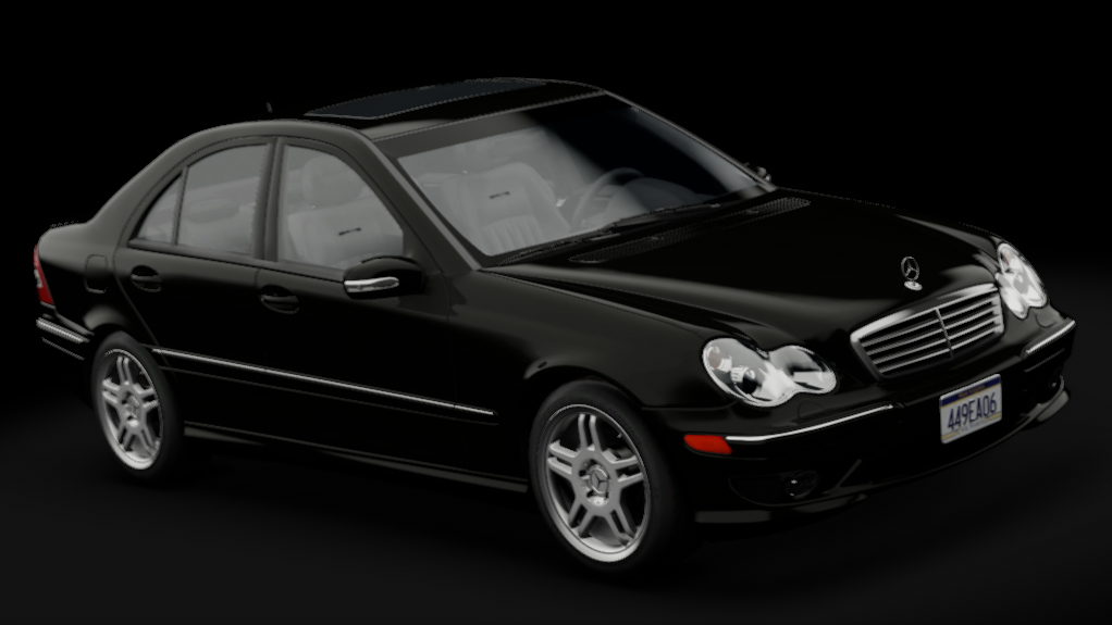 Mercedes-Benz C55 AMG (W203), skin Black