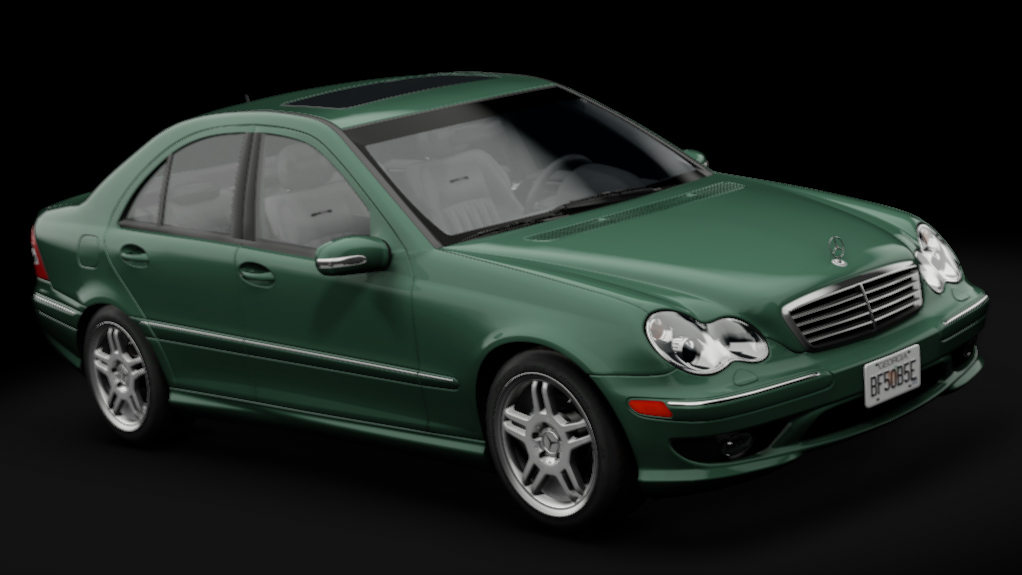 Mercedes-Benz C55 AMG (W203), skin Everest Green Metallic