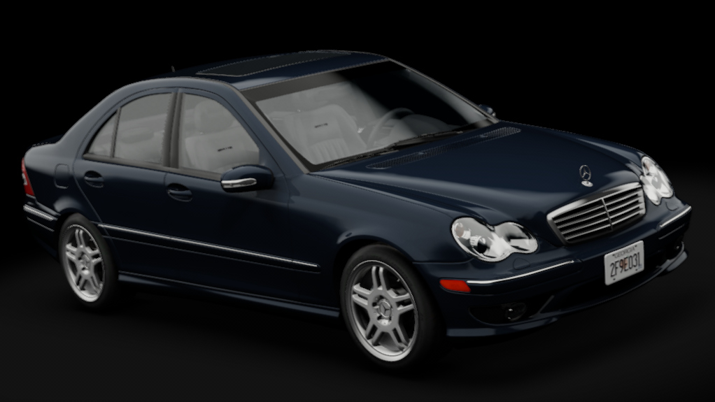 Mercedes-Benz C55 AMG (W203), skin Midnight Blue