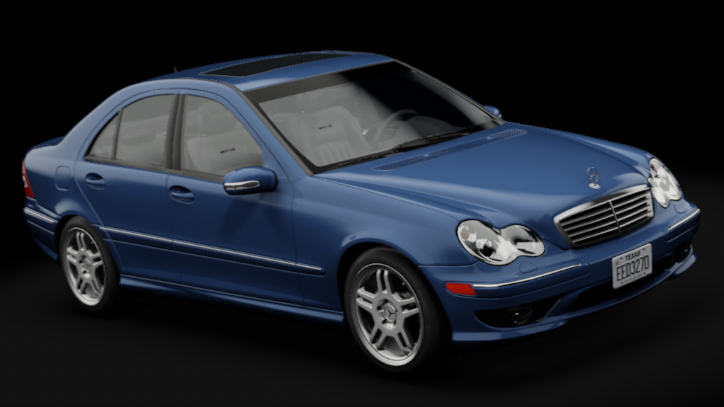 Mercedes-Benz C55 AMG (W203), skin Orion Blue Metallic