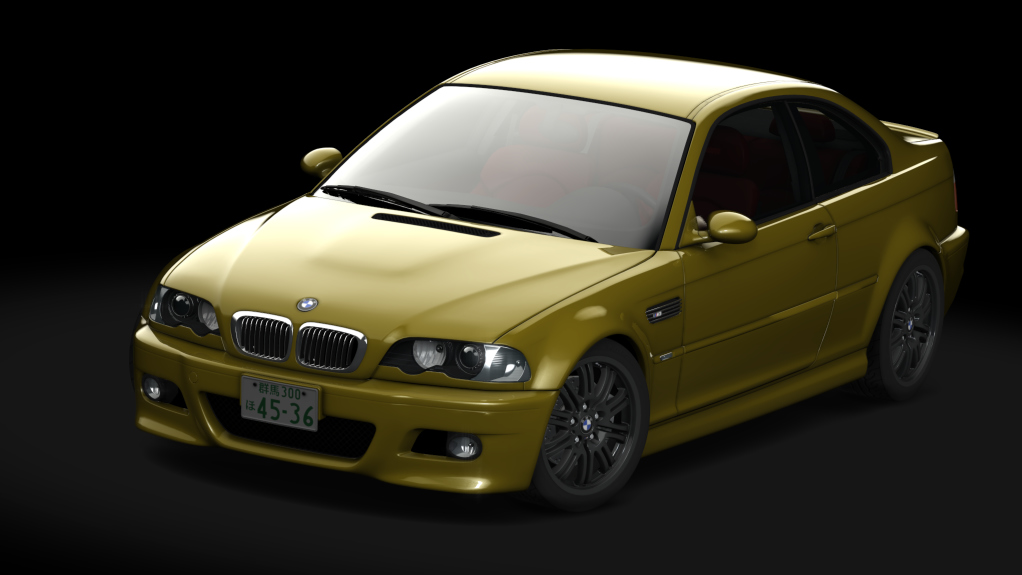 BMW M3 E46, skin 03_Phoenix_Yellow