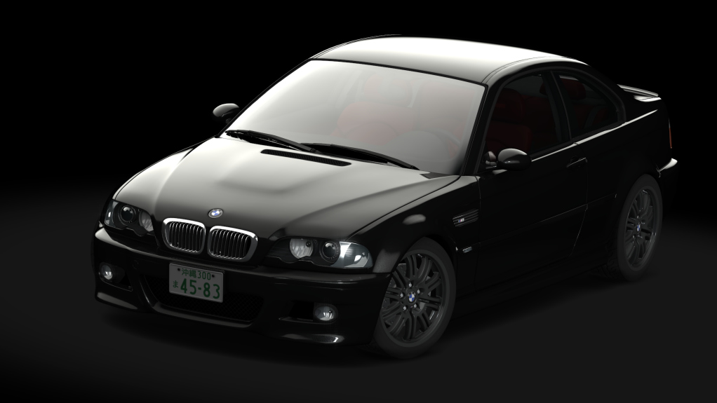 BMW M3 E46, skin 06_Black_II