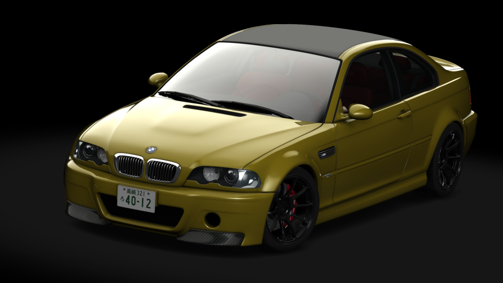 BMW M3 E46 S1, skin 03_Phoenix_Yellow