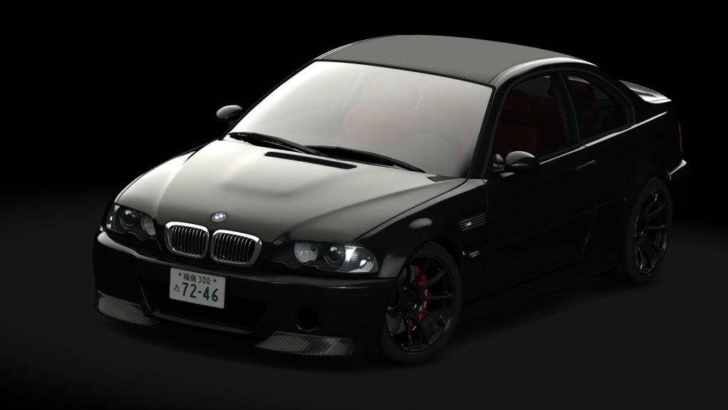 BMW M3 E46 S1, skin 06_Black_II