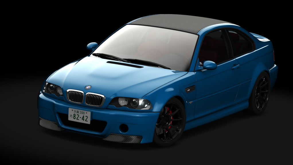 BMW M3 E46 S1, skin Laguna Seca Blue