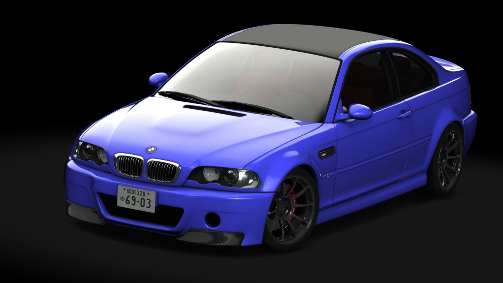 BMW M3 E46 S1, skin velvet_blue
