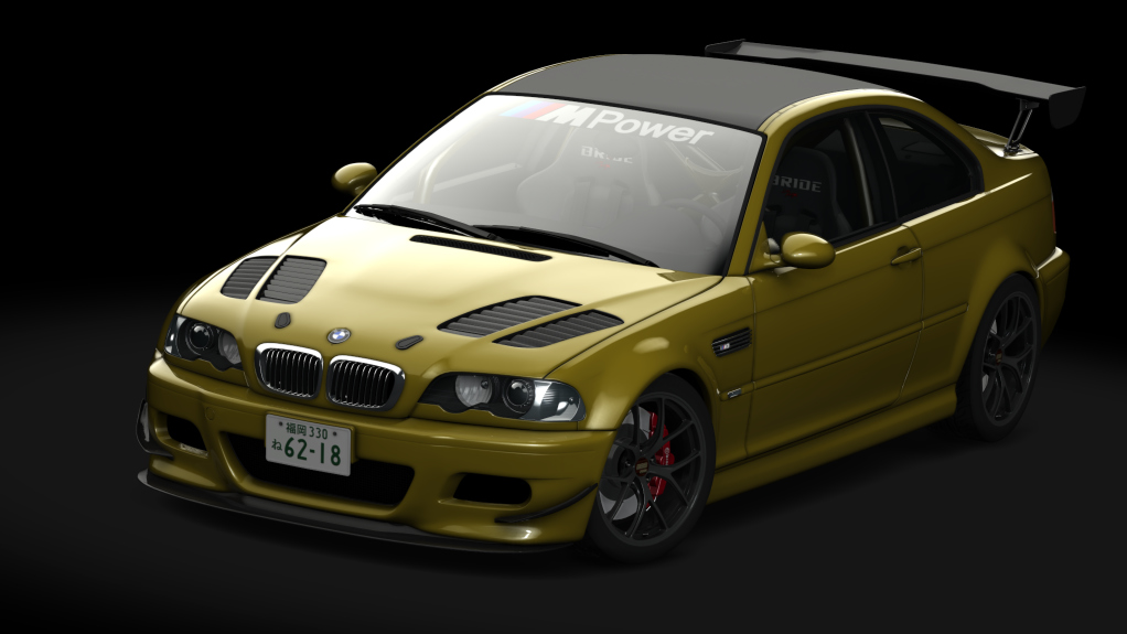 BMW M3 E46 S2, skin 03_Phoenix_Yellow