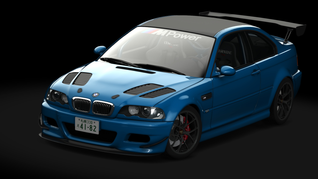 BMW M3 E46 S2, skin Laguna Seca Blue