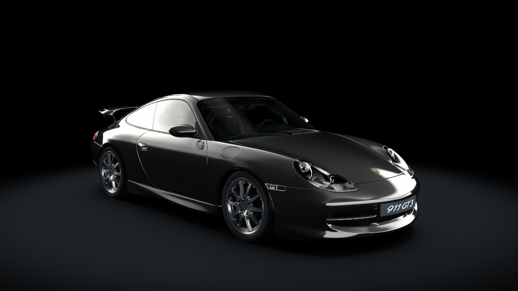 Porsche 911 GT3 (996), skin 10_Basalt_Black_Metallic
