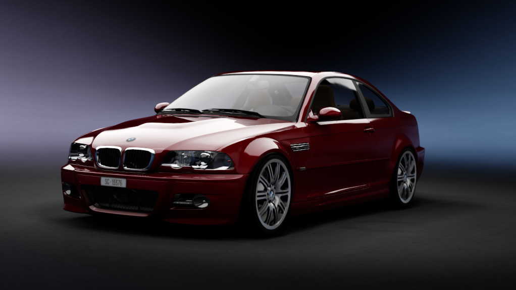 MS BMW M3 E46 SMG tweaked, skin Imola Red II