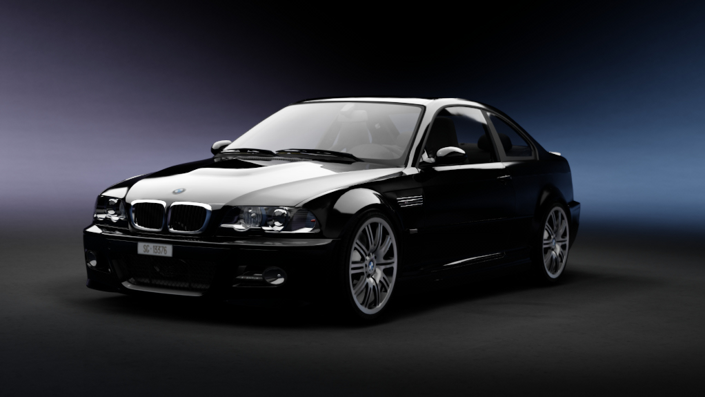 MS BMW M3 E46 SMG tweaked, skin Jet Black