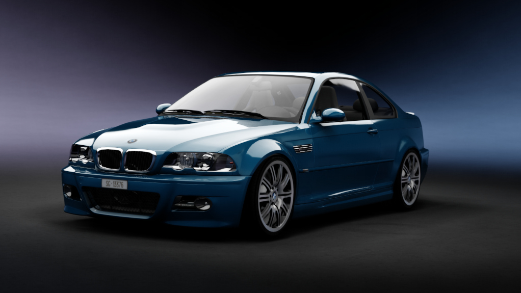 MS BMW M3 E46 SMG tweaked, skin Laguna Seca Blue