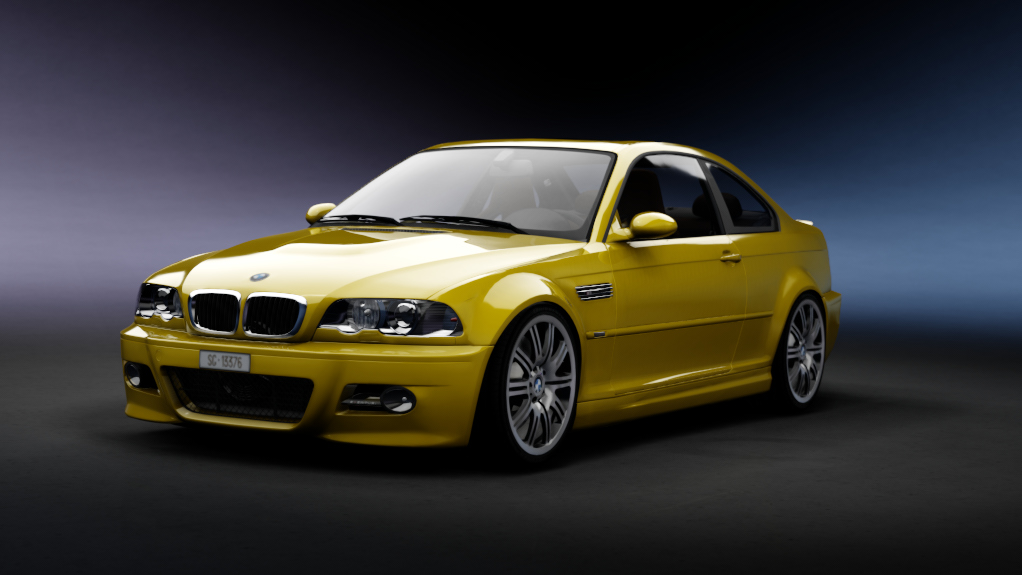 MS BMW M3 E46 SMG tweaked, skin Phoenix Yellow metallic