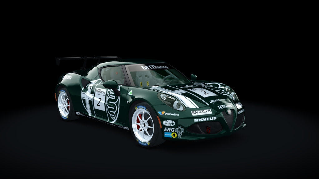 Alfa Romeo 4C 2022, skin 02_green