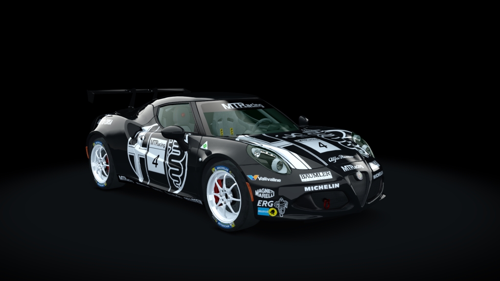 Alfa Romeo 4C 2022, skin 04_nero