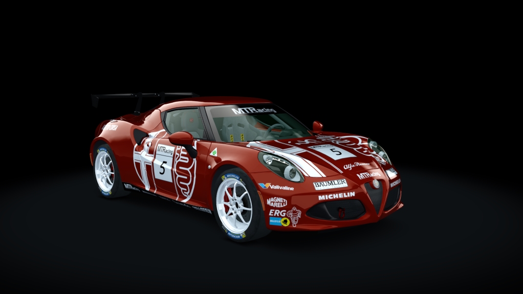 Alfa Romeo 4C 2022, skin 05_rosso_alfa