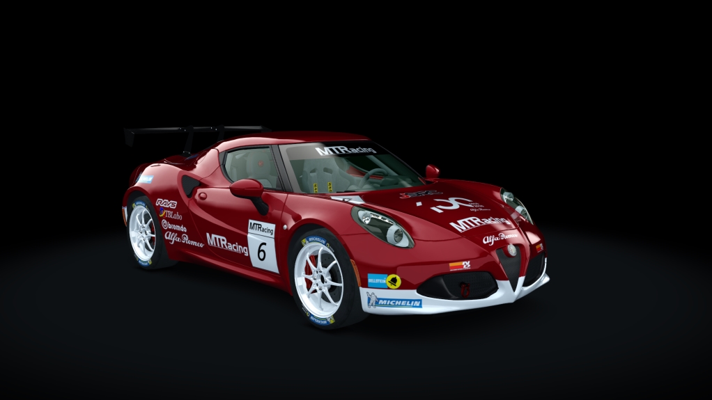 Alfa Romeo 4C 2022, skin 06_red