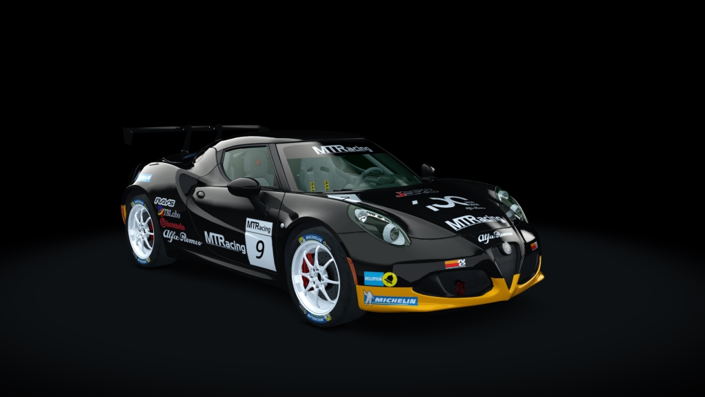 Alfa Romeo 4C 2022, skin 09_black