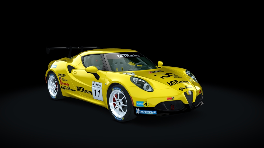 Alfa Romeo 4C 2022, skin 11_yellow