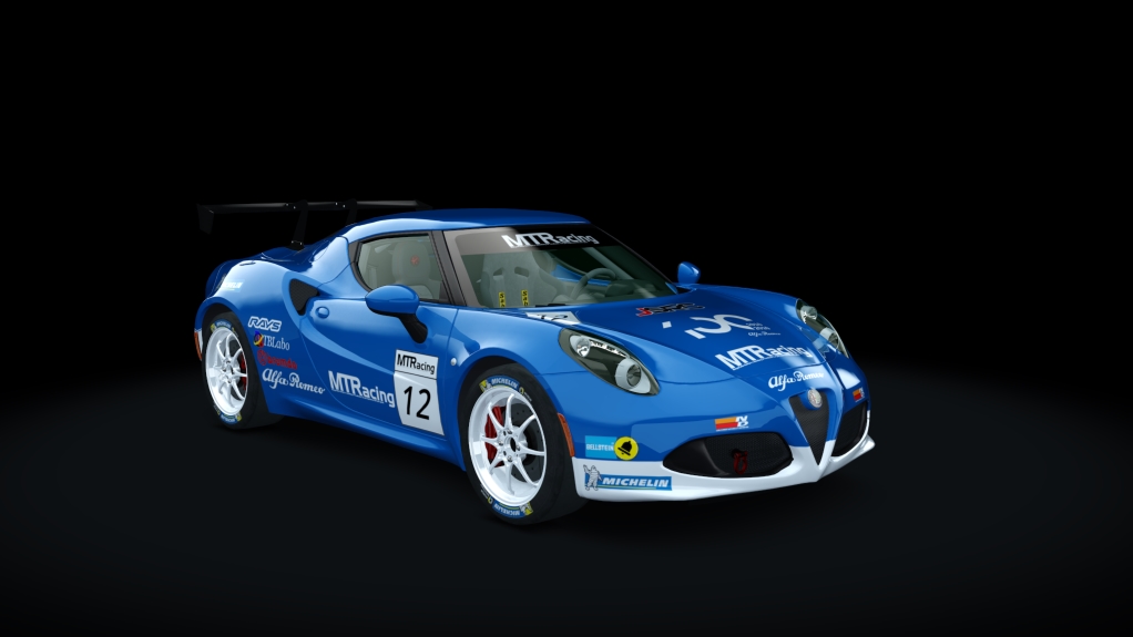 Alfa Romeo 4C 2022, skin 12_blue