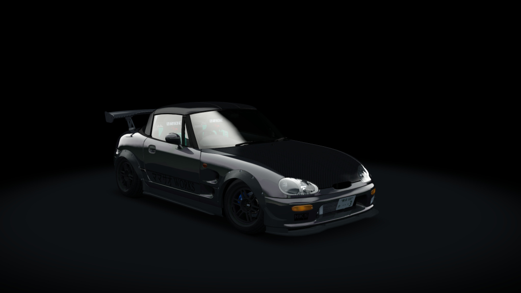 峠 Mamasao Works Suzuki Cappuccino v2 tweaked, skin grey